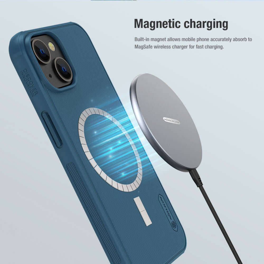 Torbica Nillkin Scrub Pro Magnetic za iPhone 14 Plus 6.7 plava