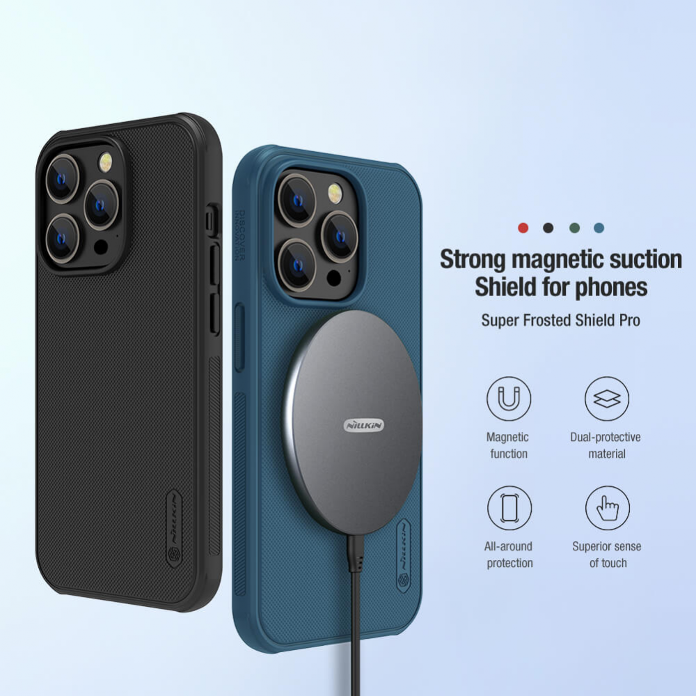 Torbica Nillkin Scrub Pro Magnetic za iPhone 14 Pro Max 6.7 plava