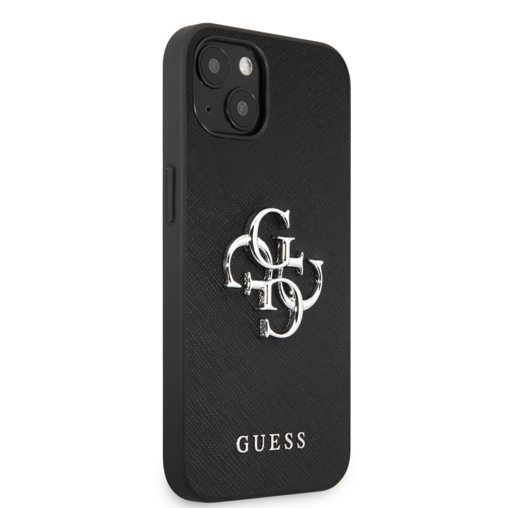 Torbica Guess Saffiano Big za iPhone 13 6.1 crna (GUHCP13MSA4GSBK)