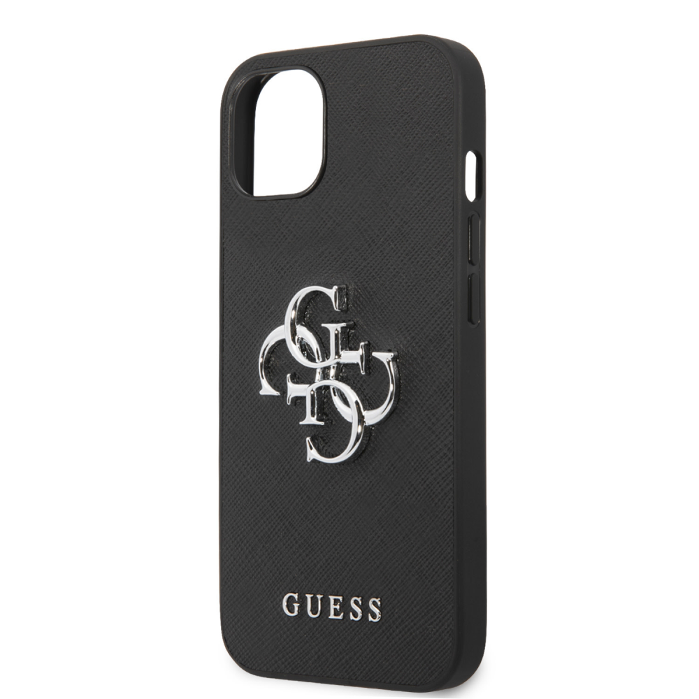 Torbica Guess Saffiano Big za iPhone 13 6.1 crna (GUHCP13MSA4GSBK)