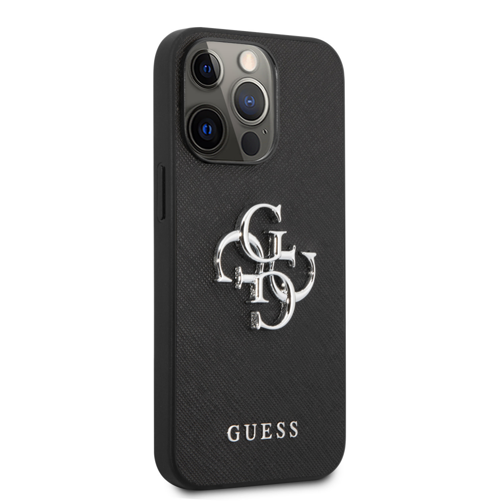 Torbica Guess Saffiano Big za iPhone 13 Pro 6.1 crna (GUHCP13LSA4GSBK)