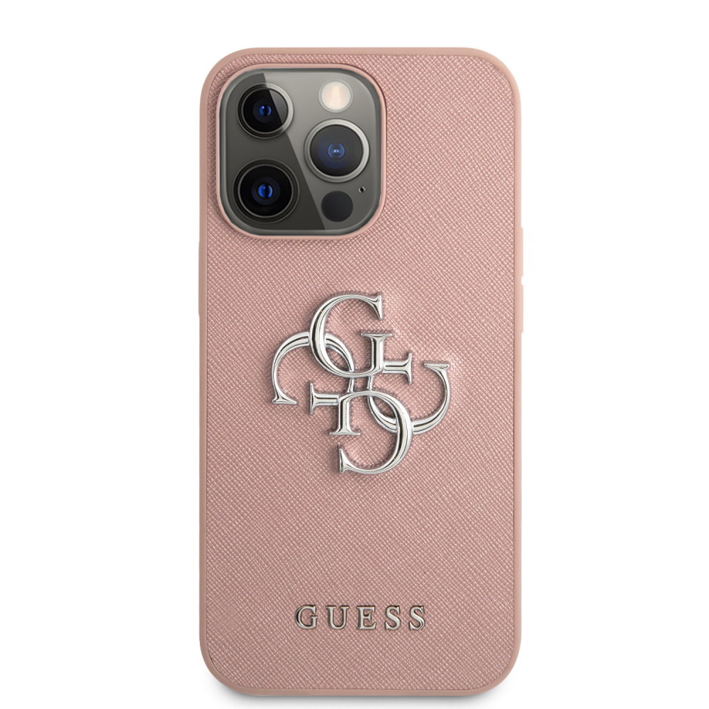Torbica Guess Saffiano Big za iPhone 13 Pro 6.1 roza (GUHCP13LSA4GSPI)