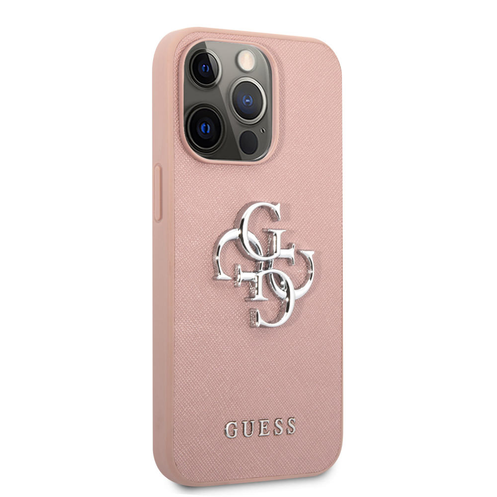 Torbica Guess Saffiano Big za iPhone 13 Pro 6.1 roza (GUHCP13LSA4GSPI)
