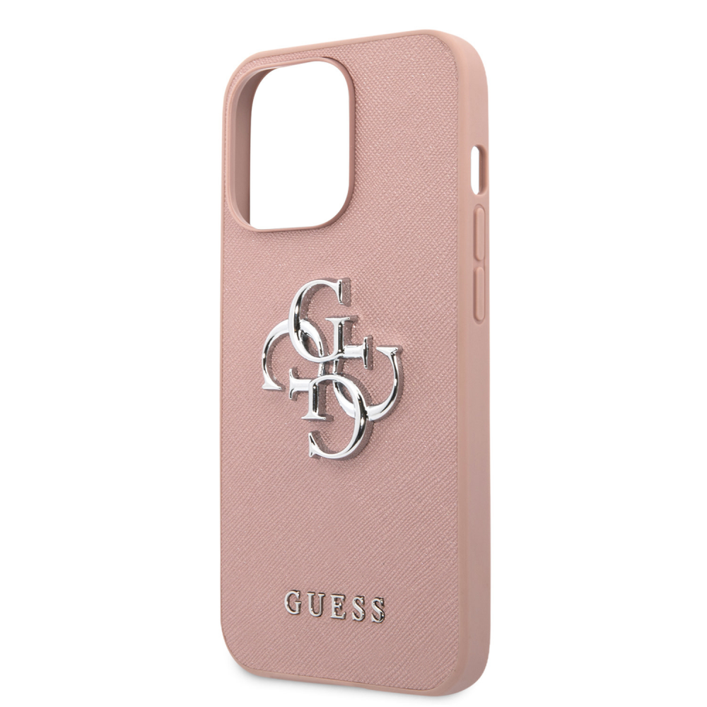 Torbica Guess Saffiano Big za iPhone 13 Pro 6.1 roza (GUHCP13LSA4GSPI)