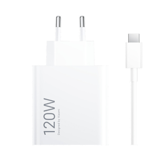 Kucni punjac Xiaomi HyperCharge 120W sa USB na Type C kablom beli EU