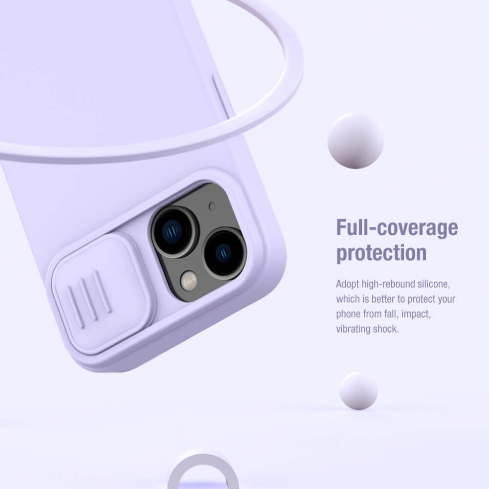 Torbica Nillkin CamShield Silky za iPhone 14 Plus 6.7 crna