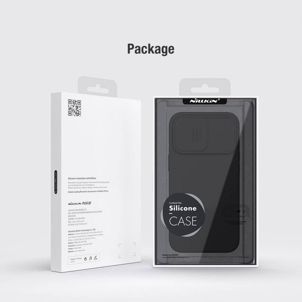 Torbica Nillkin CamShield Silky za iPhone 14 Pro 6.1 ljubicasta