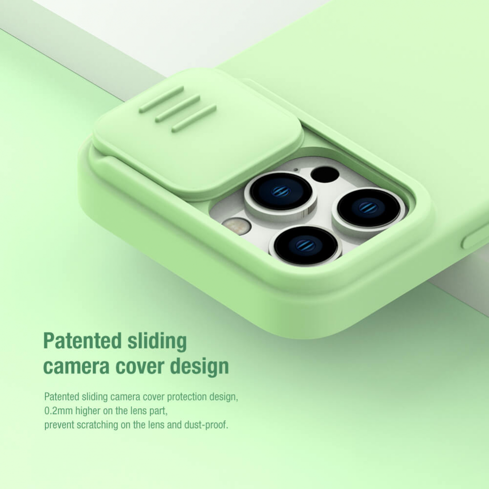 Torbica Nillkin CamShield Silky za iPhone 14 Pro Max 6.7 ljubicasta