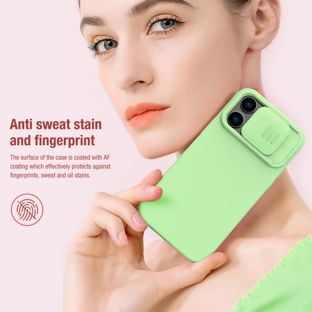 Torbica Nillkin CamShield Silky za iPhone 14 Pro Max 6.7 ljubicasta