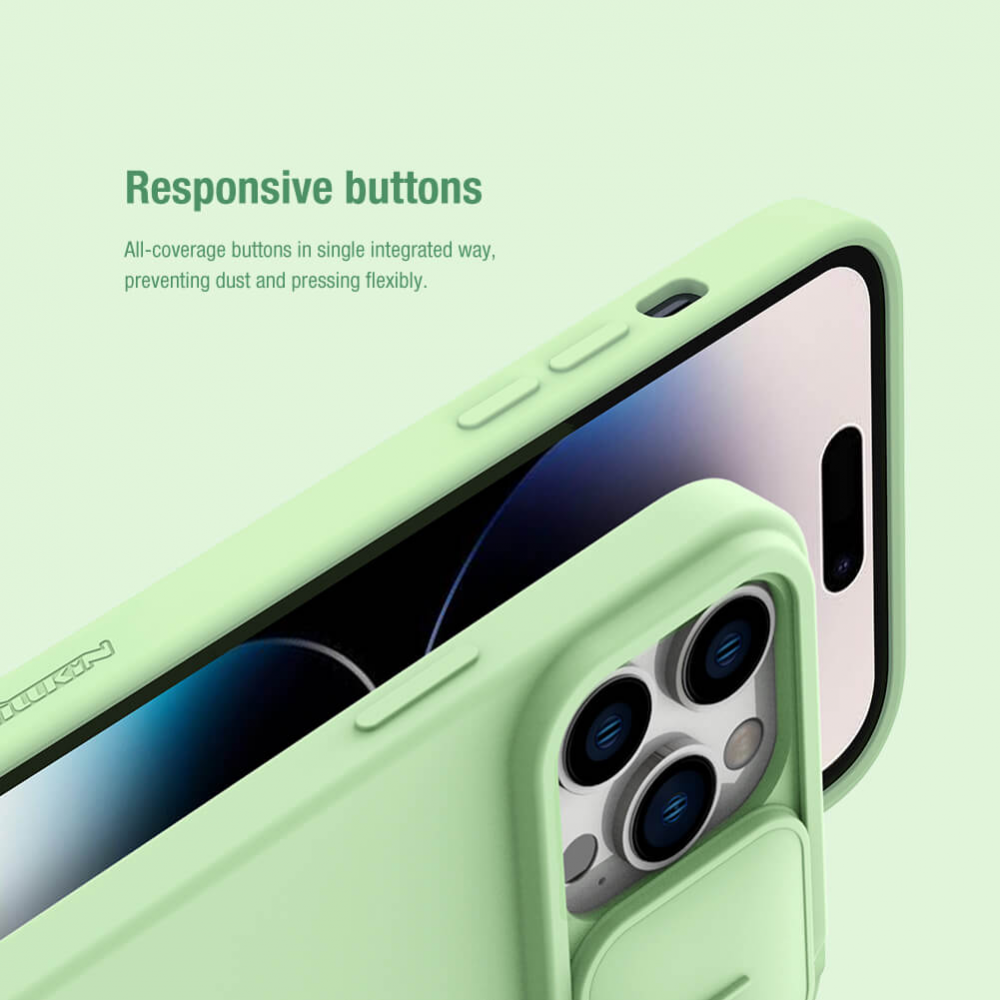 Torbica Nillkin CamShield Silky za iPhone 14 Pro Max 6.7 ljubicasta