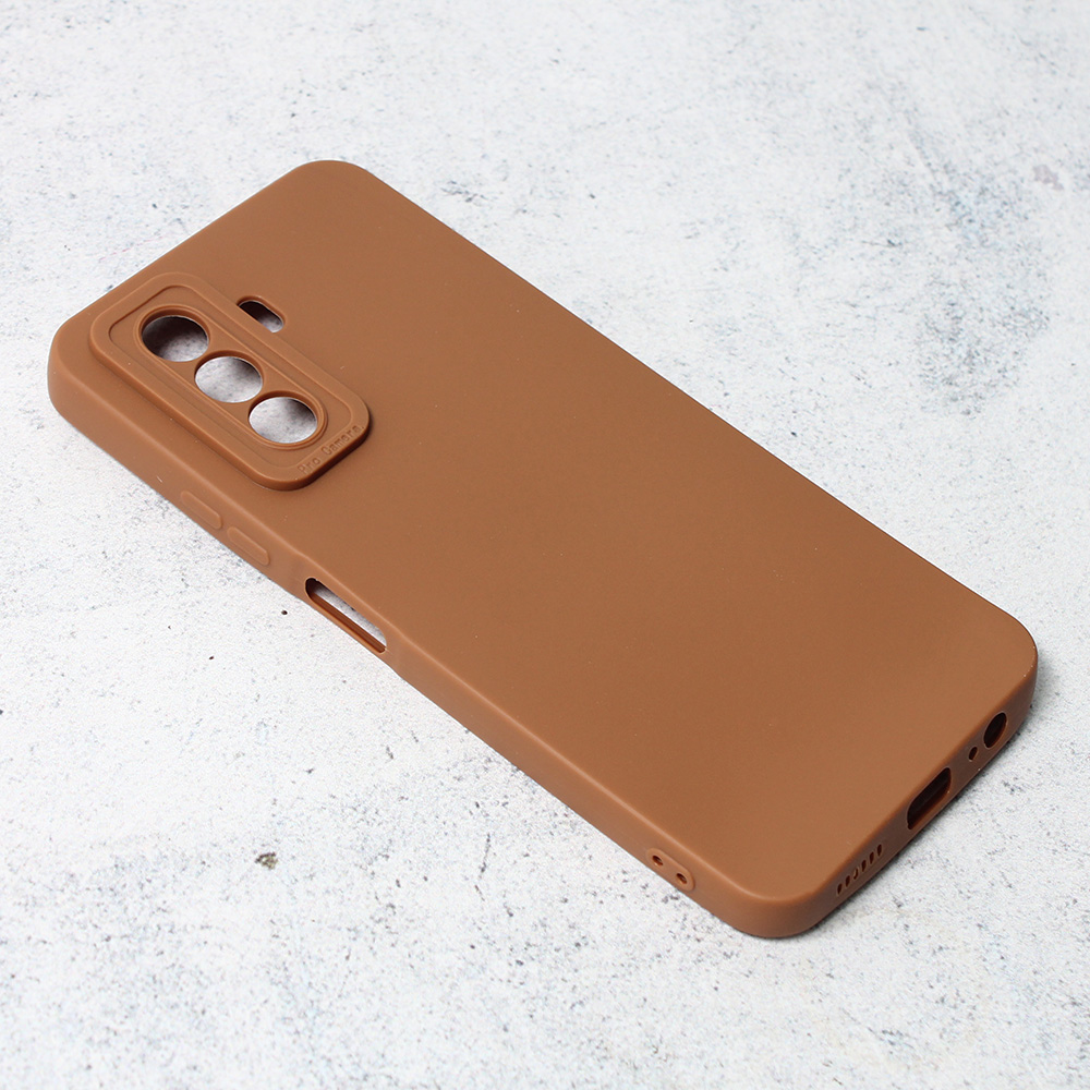 Torbica Silikon Pro Camera za Huawei Nova Y70/Y70 Plus braon