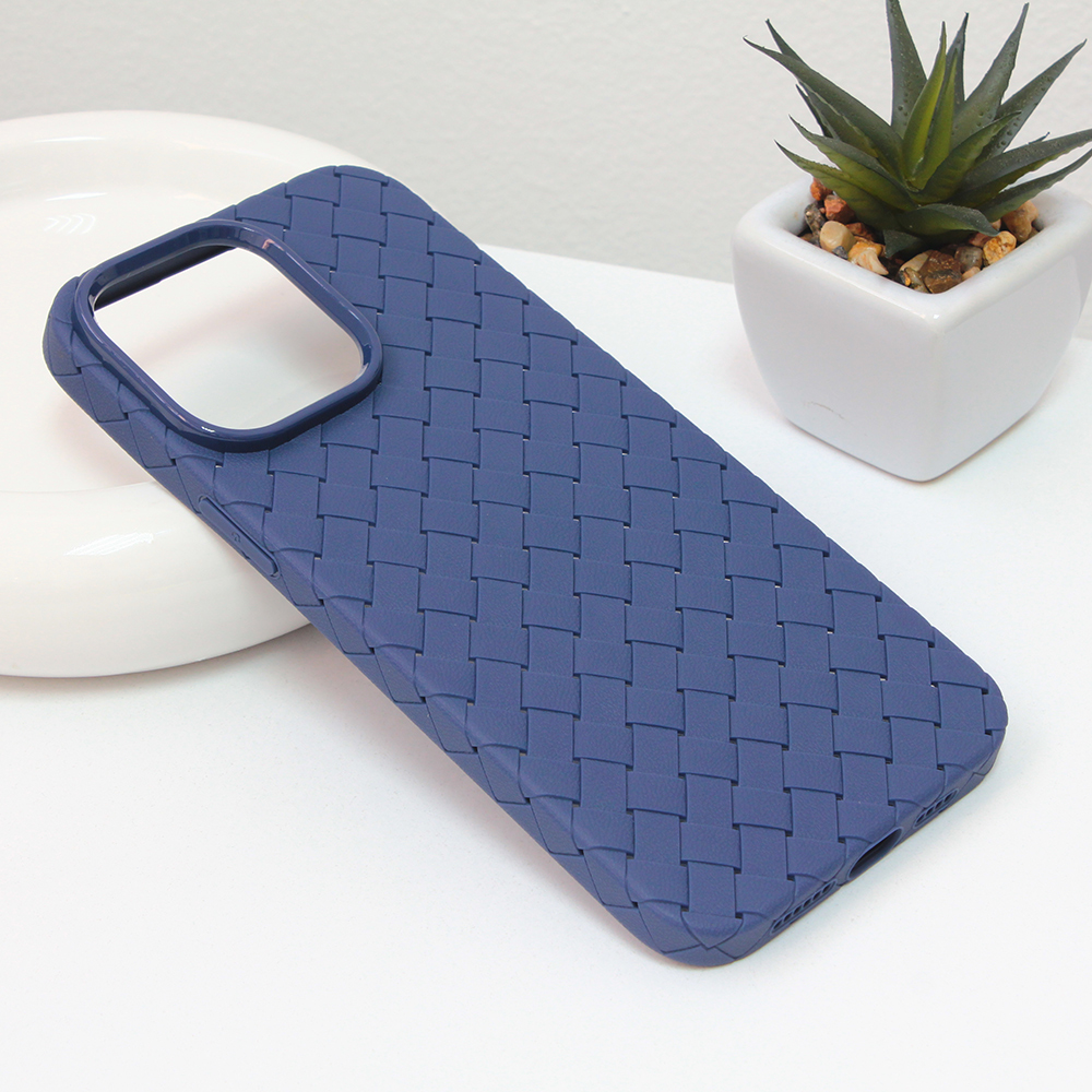 Torbica Weave case za iPhone 14 Pro Max 6.7 plava