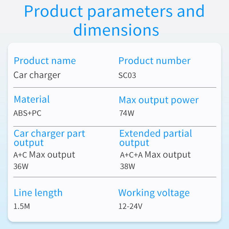 Auto punjac SC03 74W