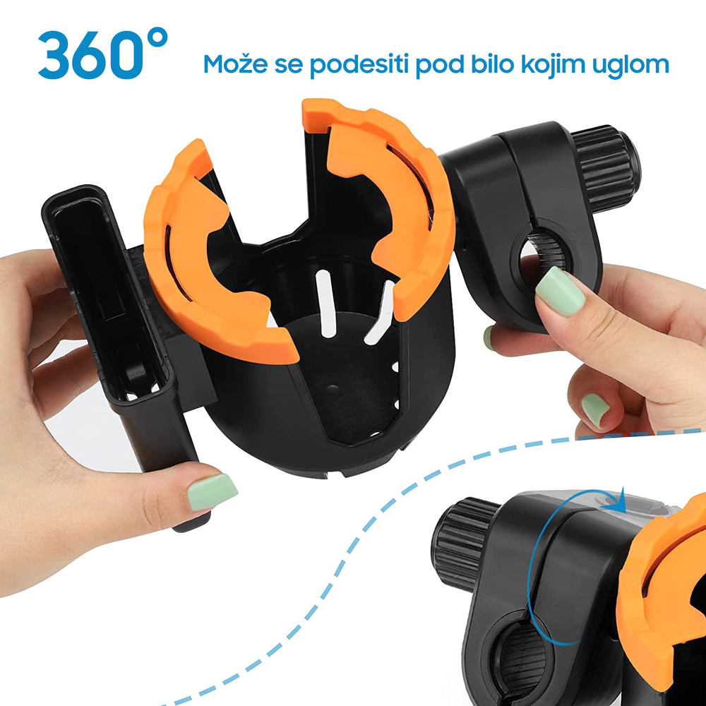 Drzac 2u1 za mobilni telefon i casu za bicikl