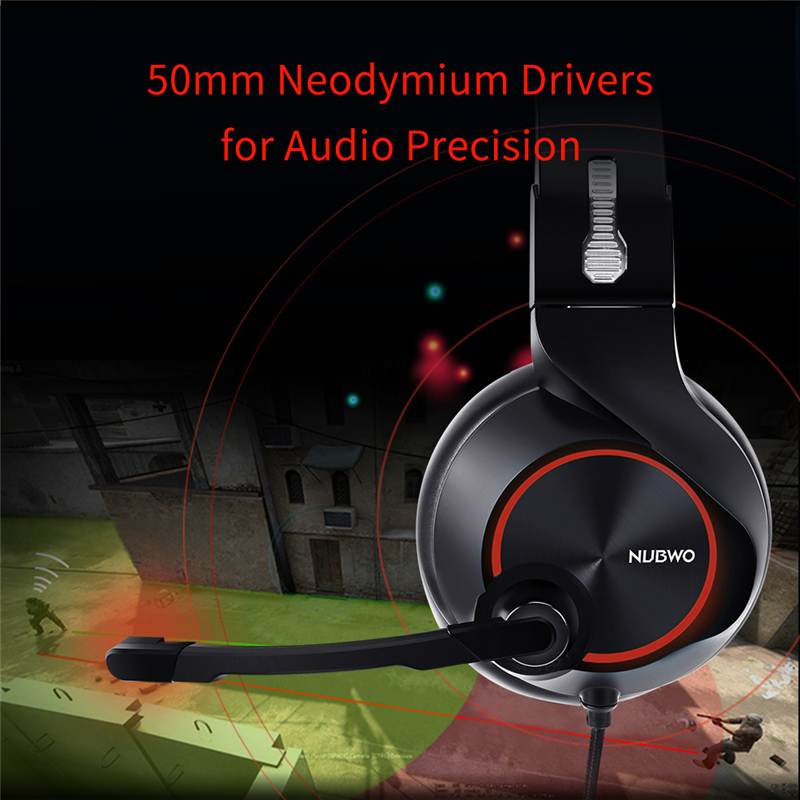 Slusalice Gaming Nubwo N11U LED USB crno plave