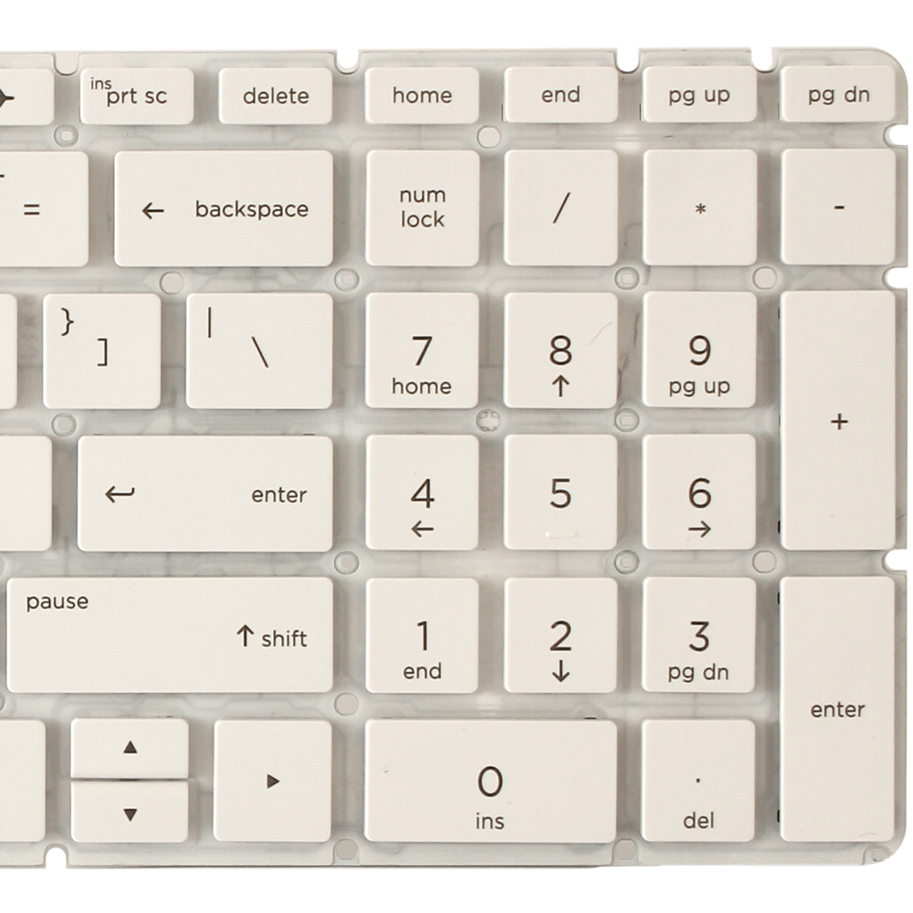 Tastatura za laptop HP 250 G6 bela