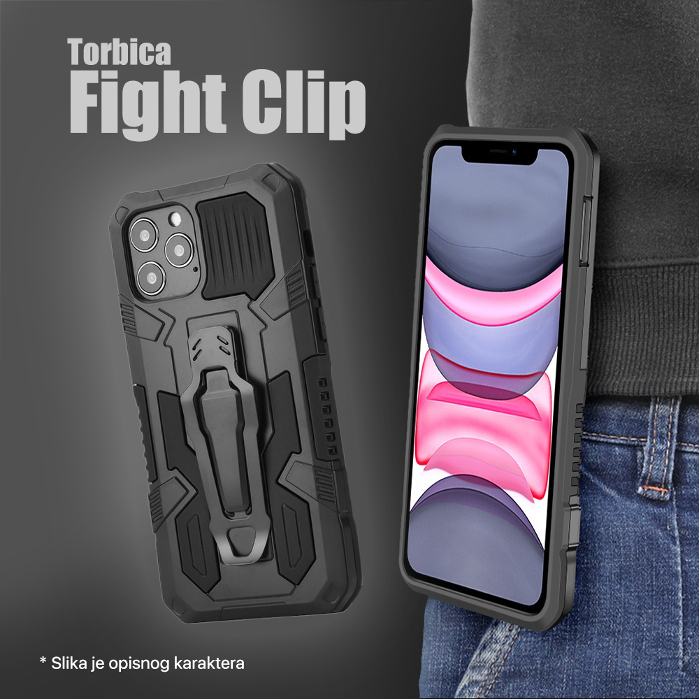 Torbica Fight Clip za iPhone 14 Plus 6.7 crna