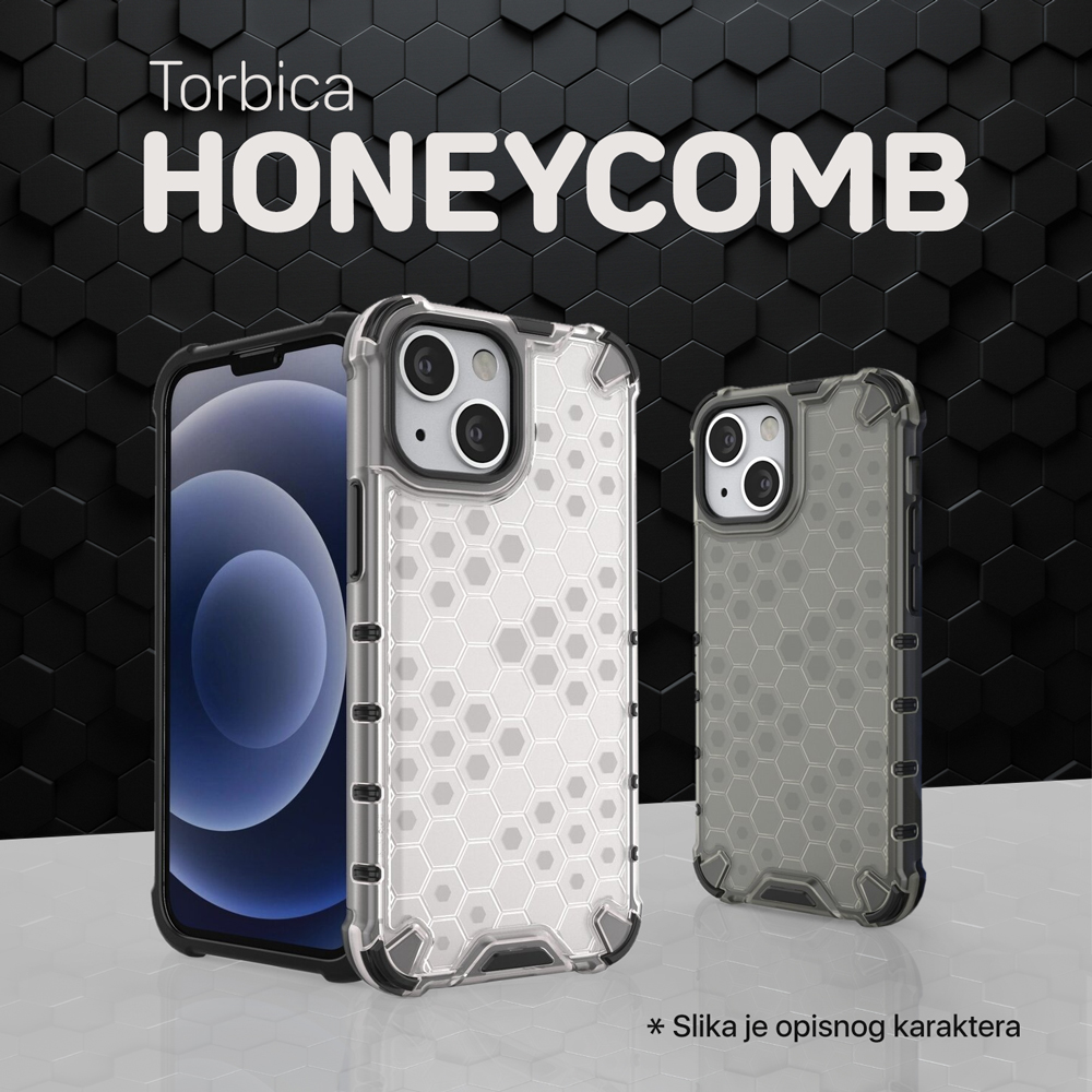 Torbica Honeycomb za iPhone 14 Plus 6.7 crna
