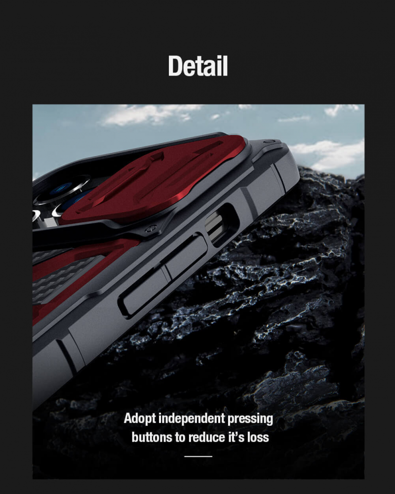 Torbica Nillkin Adventurer Pro za iPhone 14 Pro Max 6.7 crna