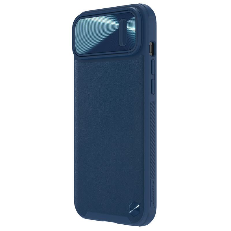 Torbica Nillkin CamShield Leather S za iPhone 14 Plus 6.7 plava