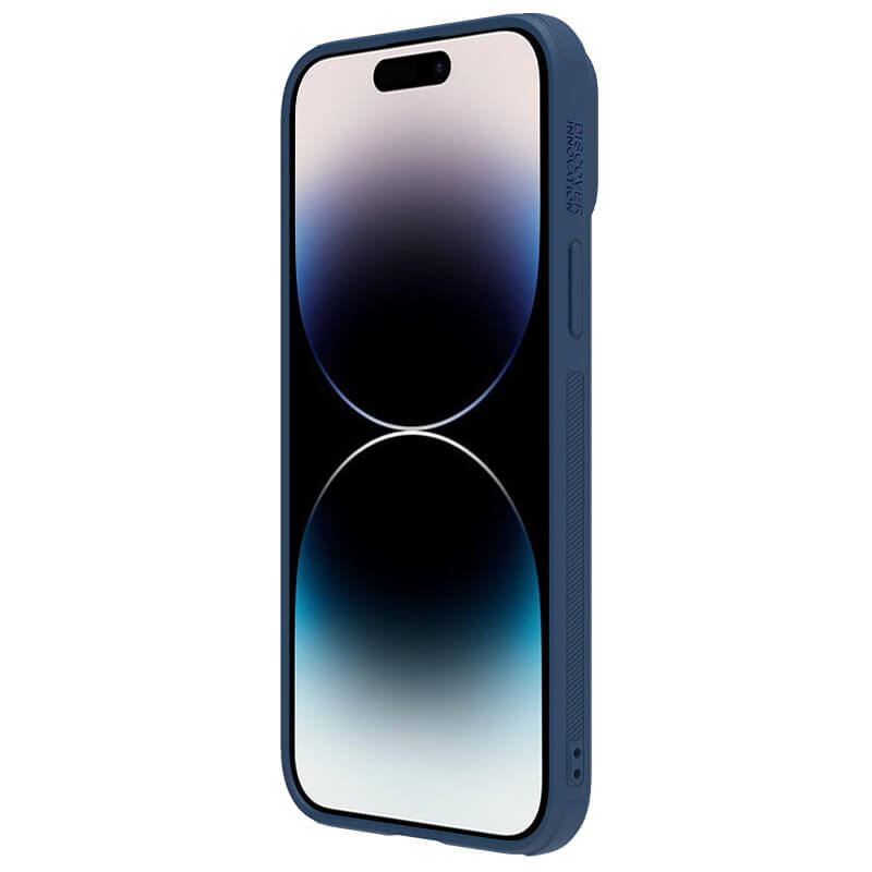 Torbica Nillkin CamShield Leather S za iPhone 14 Pro 6.1 plava