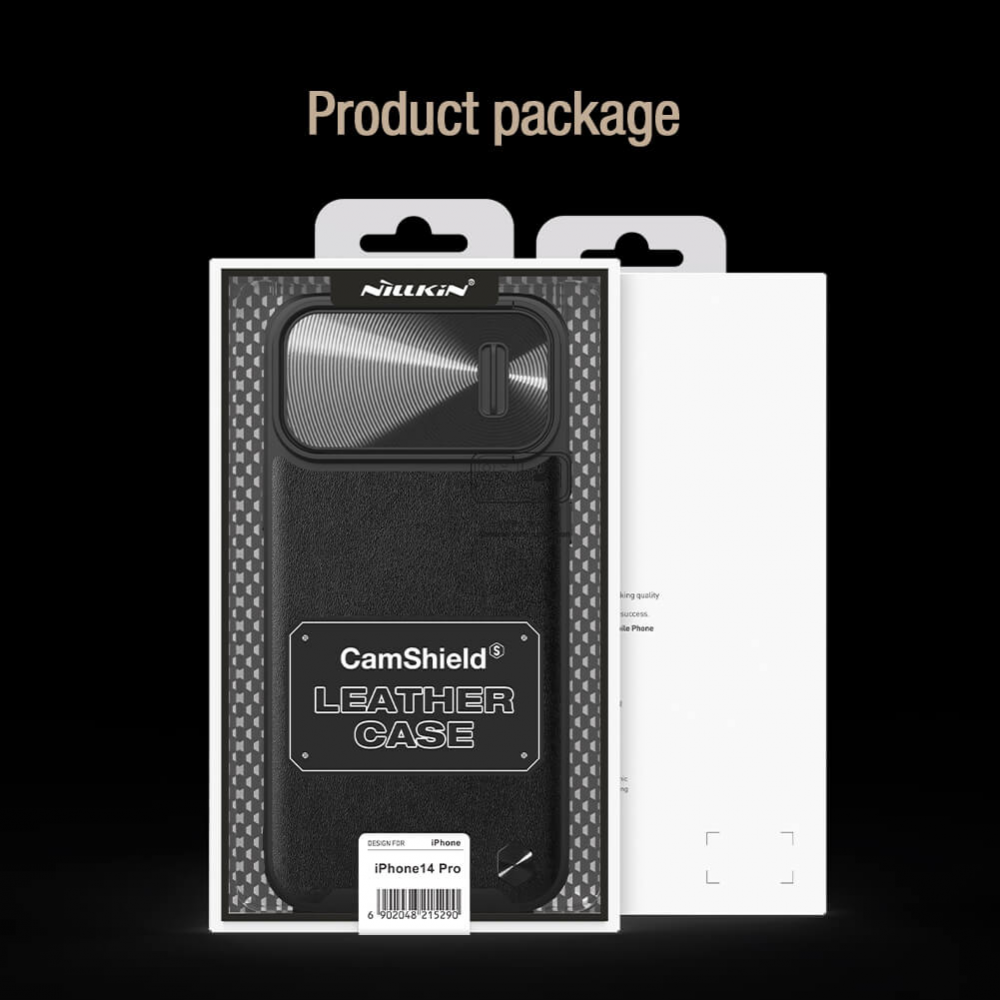 Torbica Nillkin CamShield Leather S za iPhone 14 Pro 6.1 plava