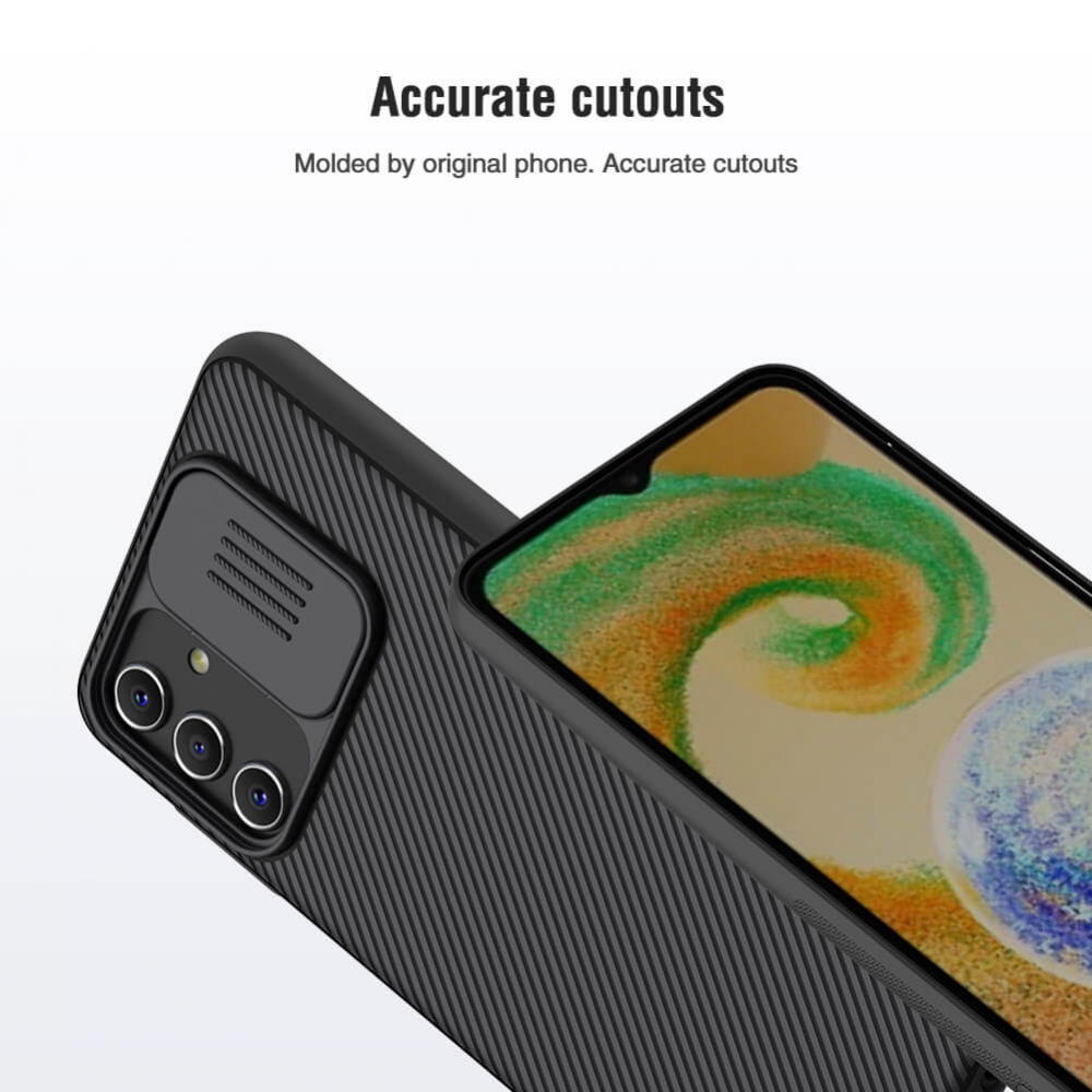 Torbica Nillkin CamShield za Samsung A047F Galaxy A04s crna