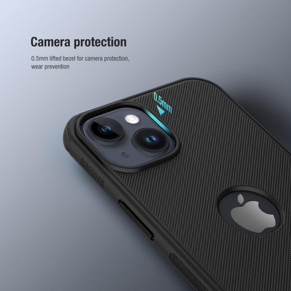 Torbica Nillkin Scrub Pro za iPhone 14 6.1 ljubicasta (sa otvorom za logo)