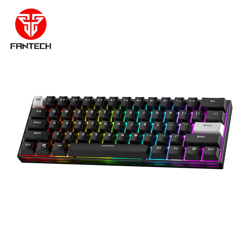 Tastatura Mehanicka Gaming Fantech MK857 RGB Maxfit61 FROST crna (Blue switch)