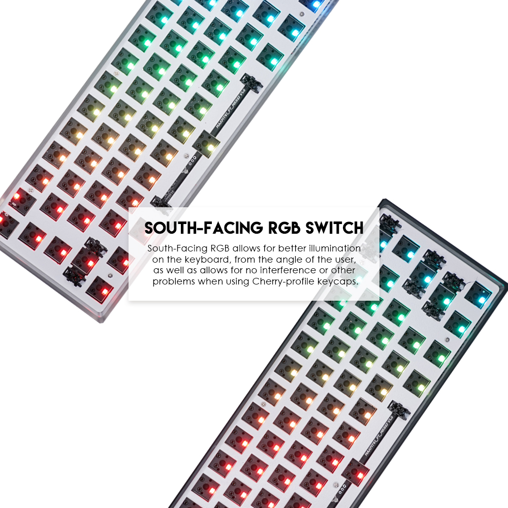 Tastatura Mehanicka Gaming Fantech MK857 RGB Maxfit61 FROST crna (Blue switch)