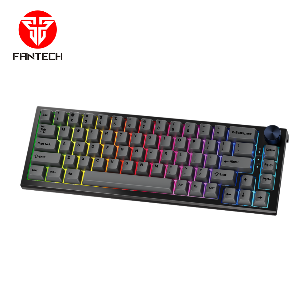 Tastatura Mehanicka Gaming Fantech MK858 RGB Maxfit67 crna (brown switch)
