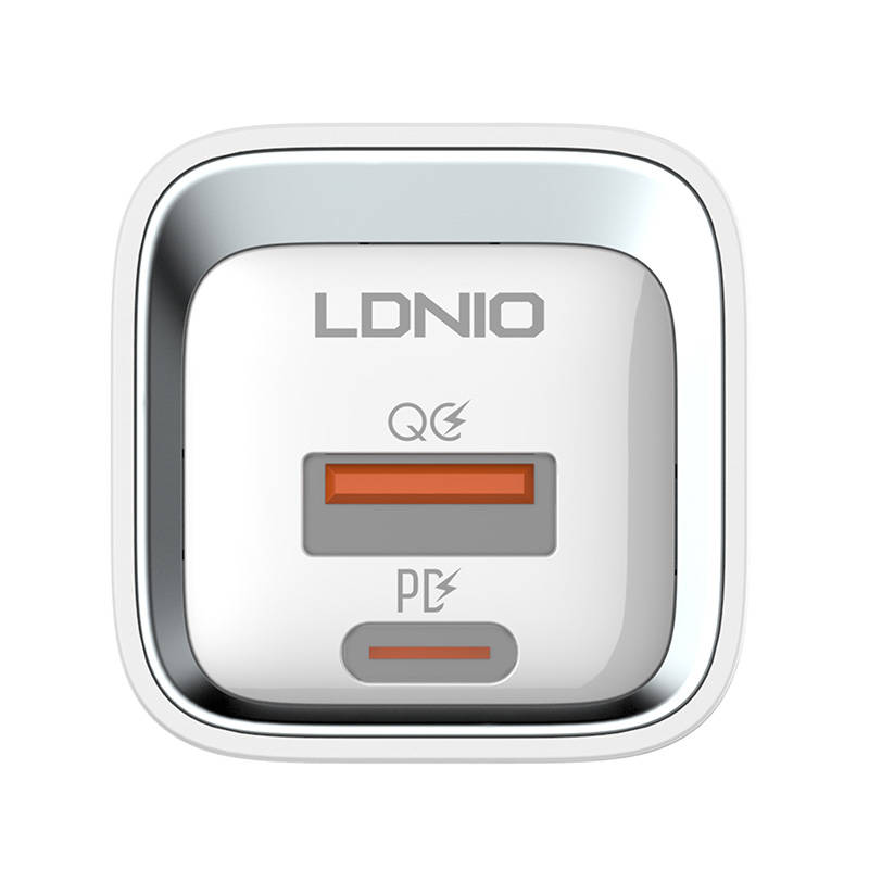 Kucni punjac LDNIO A2318C 20W PD Quick Charge 3.0 sa Type C na Type C kablom beli