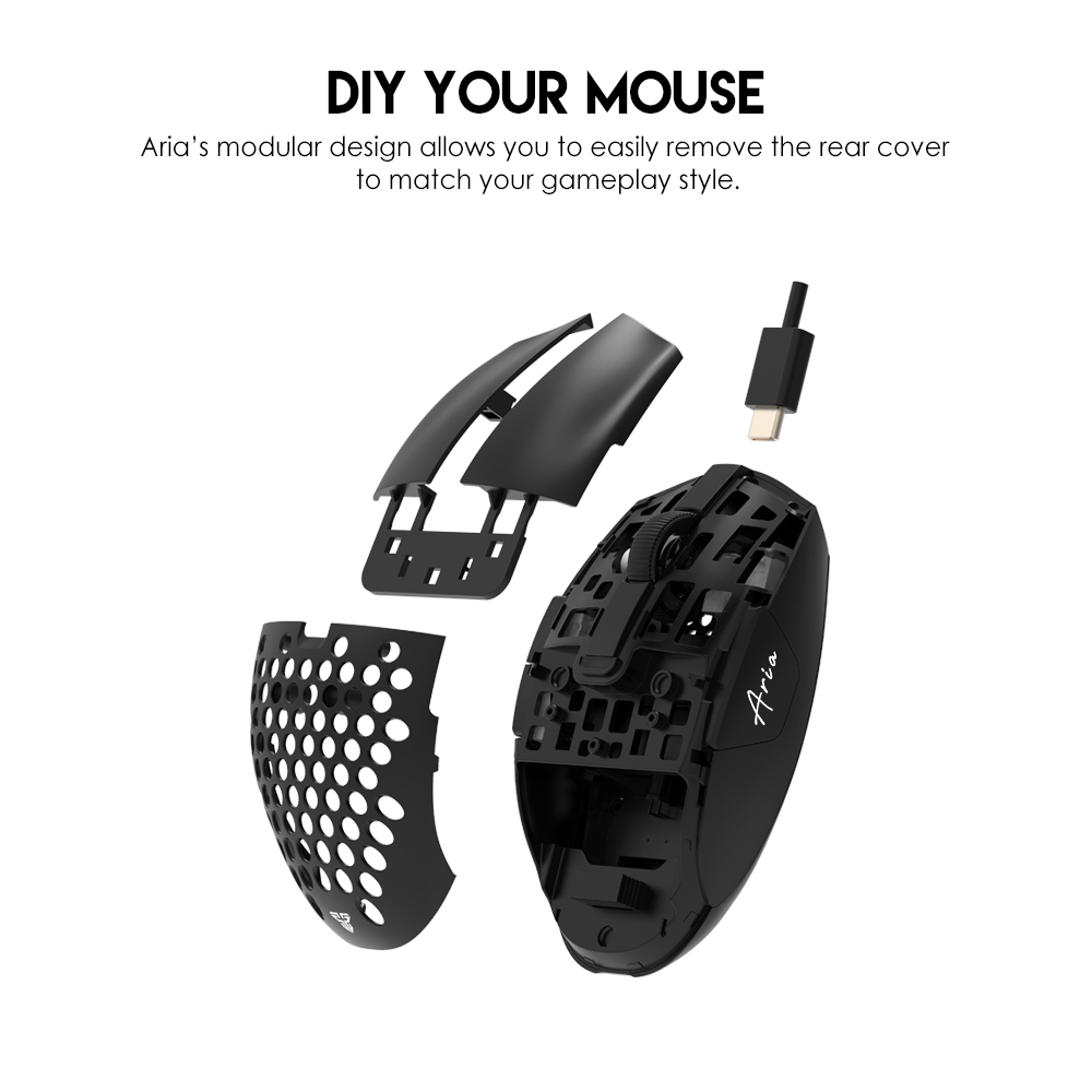 Mis Wireless Gaming Fantech XD7 Aria crni