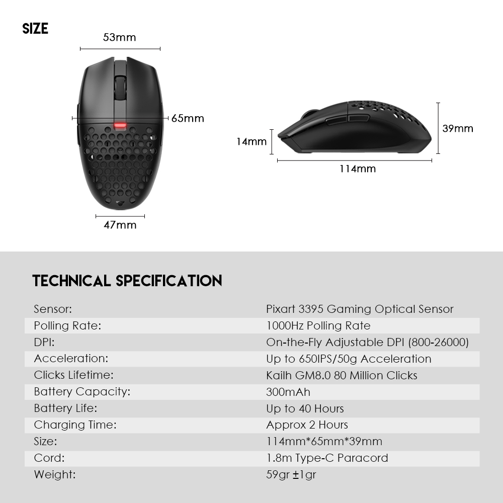 Mis Wireless Gaming Fantech XD7 Aria Space Edition