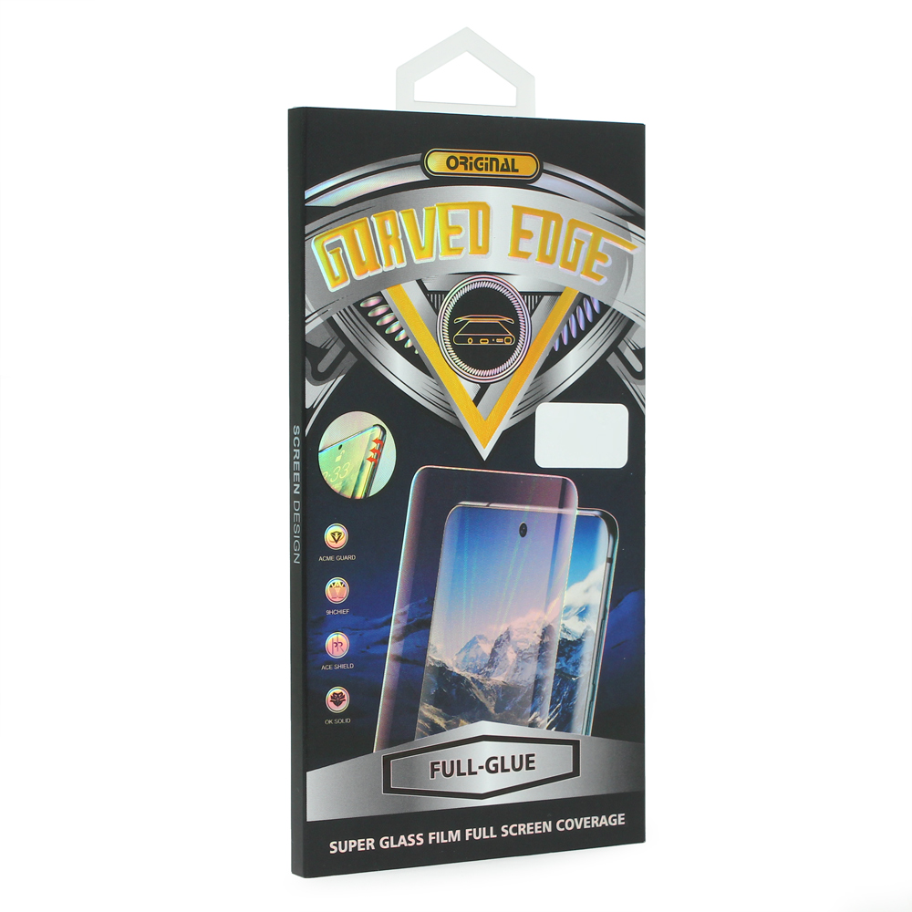 Zastitno Staklo Tempered glass full glue za Huawei Mate 50 Pro zakrivljeni crni