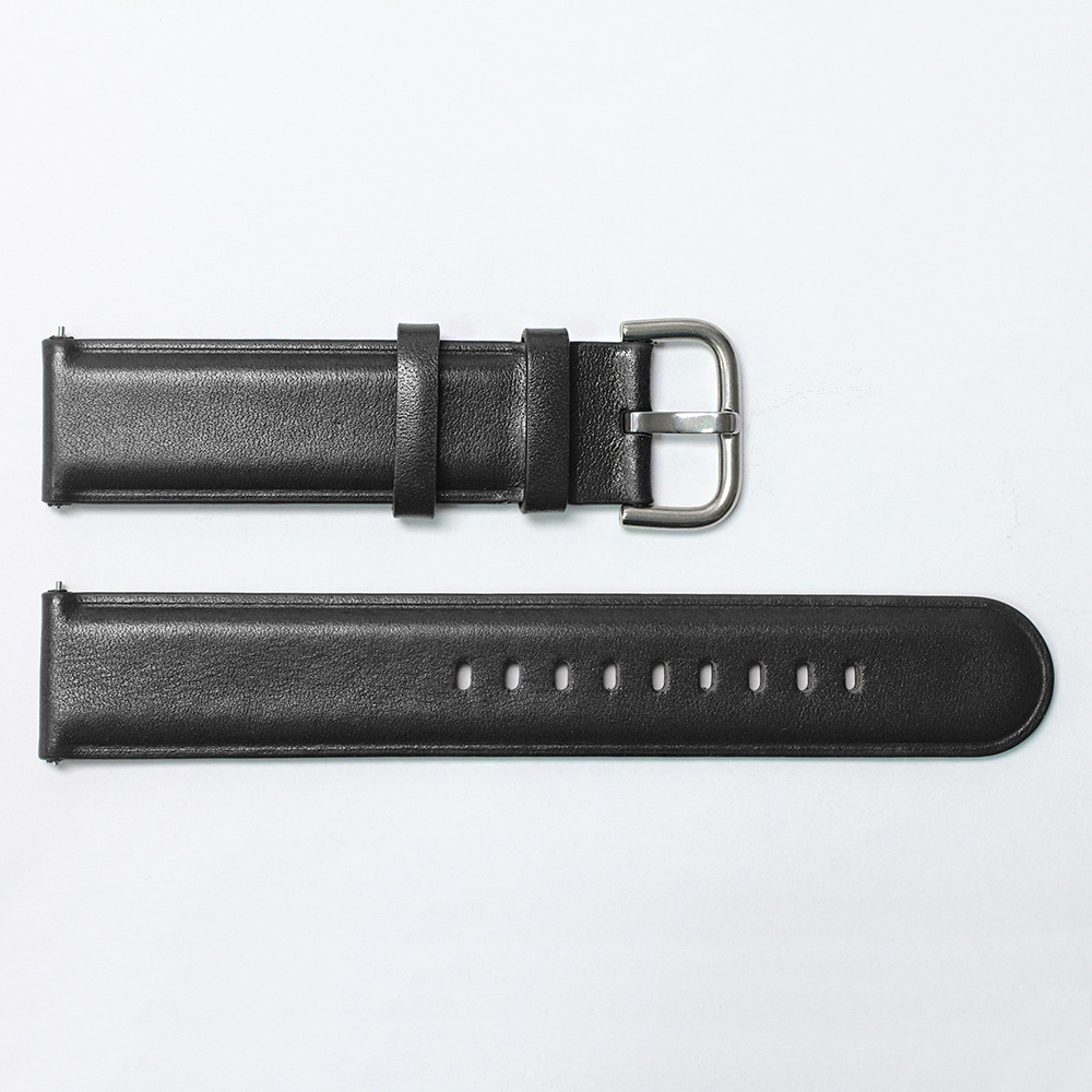 Narukvica kozna za smart watch Samsung 4, 5 20mm crna