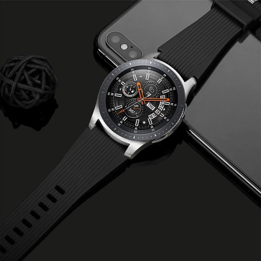 Narukvica relife za smart watch Samsung 4, 5 22mm crna