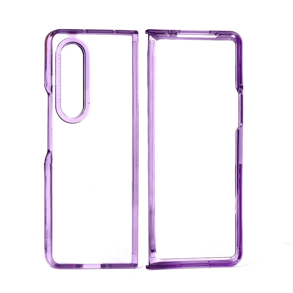 Torbica Clear TPU za Samsung F936B Galaxy Z Fold 4 5G ljubicasta
