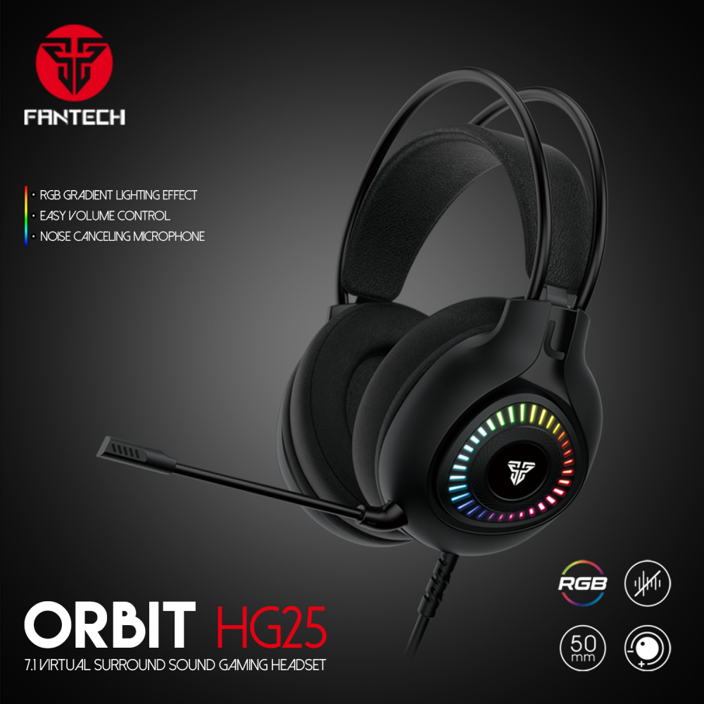 Slusalice Gaming Fantech HG25 Orbit crne