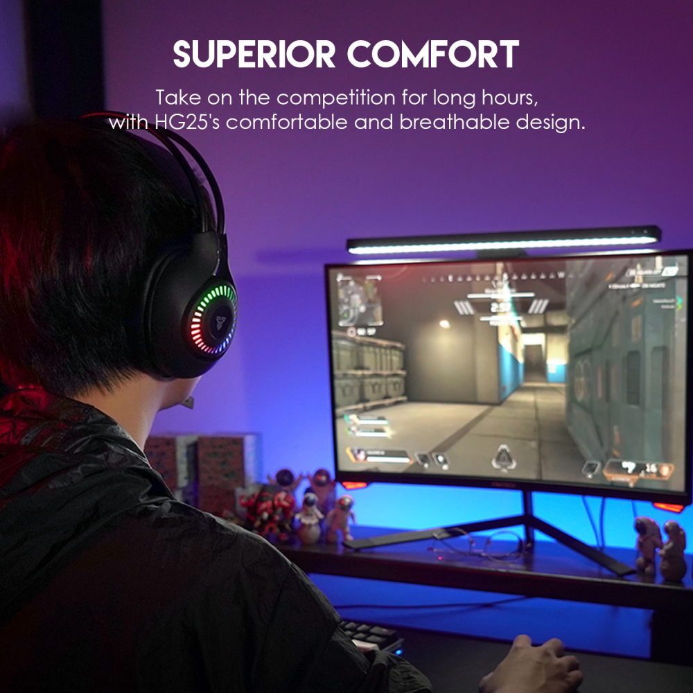 Slusalice Gaming Fantech HG25 Orbit crne