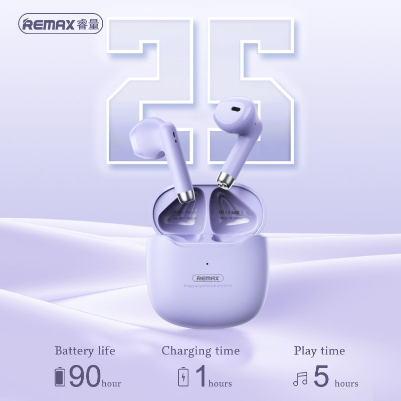 Bluetooth slusalice REMAX Marshmallow Series  TWS-19 crne