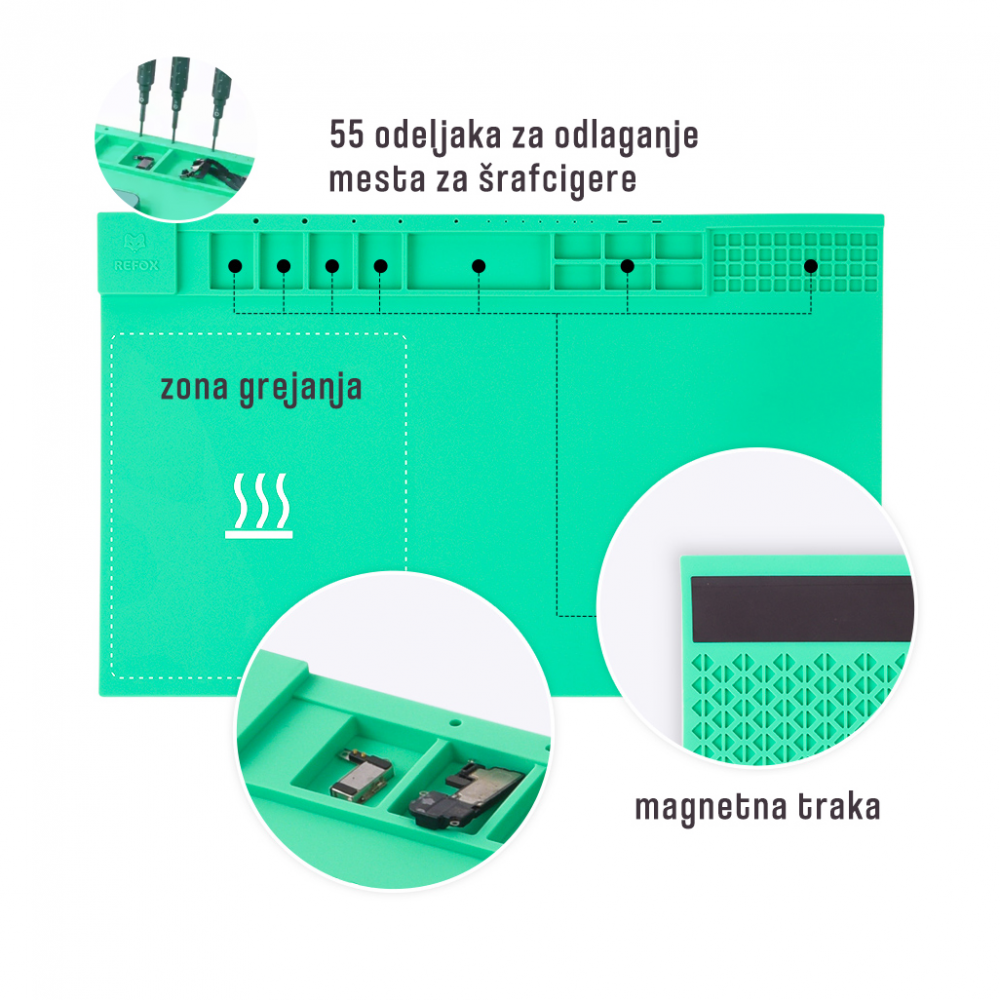 Radna podloga sa grejacem RS30