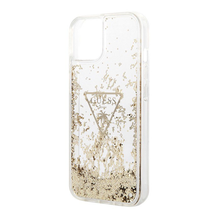 Torbica Guess Hc Liquid Glitter Triangle za iPhone 14  Plus 6.7 transparent (GUHCP14MLFCTPT)