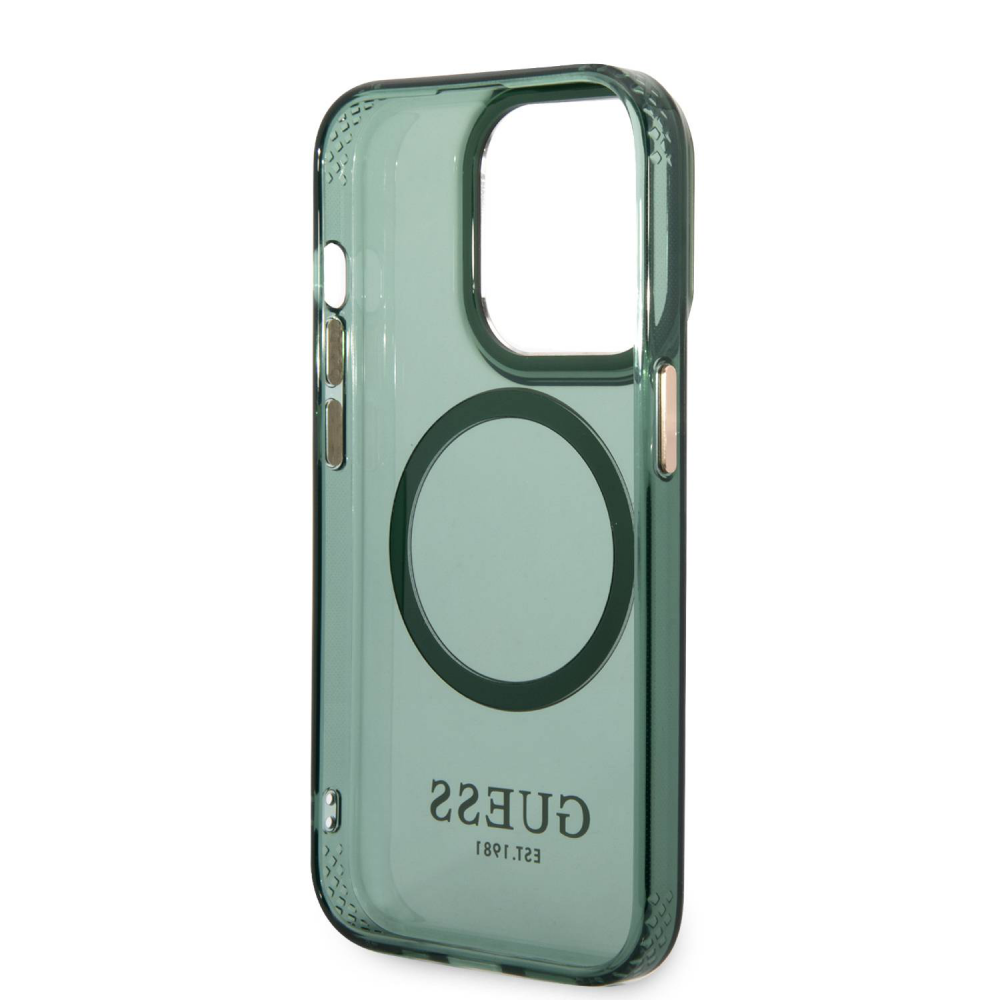 Torbica Guess Hc Magsafe Outline Translucent za iphone 14 Pro 6.1 zlatna (GUHMP14LHTCMA)