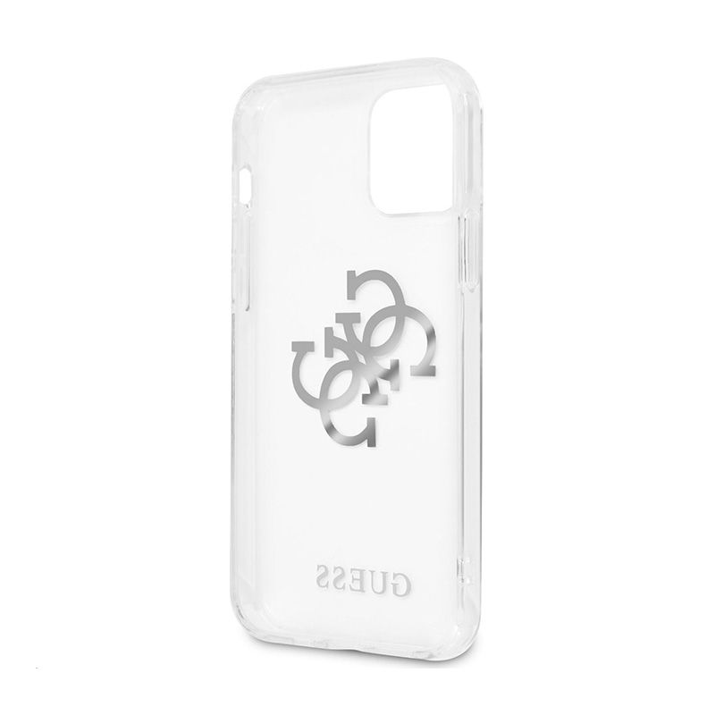 Torbica Guess Hc PC 4G Metal Charm za iPhone 12 Pro Max 6.7 srebrna (GUHCP12LKS4GSI)
