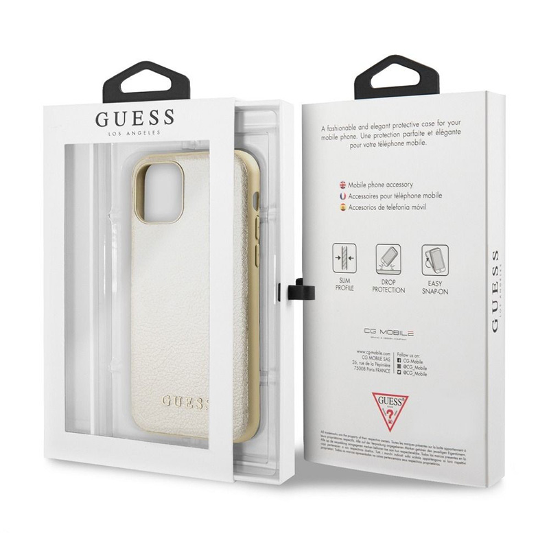 Torbica Guess Hc PC Iridescent Leather za iPhone 11 Pro 5.8 zlatna (GUHCN58IGLGO)