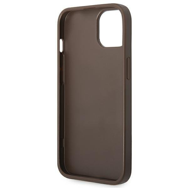 Torbica Guess Hc PC/TPU 4G Bottom Stripe za iPhone 14 6.1 braon (GUHCP14SG4GLBR)