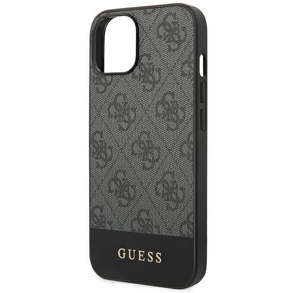 Torbica Guess Hc PC/TPU 4G Bottom Stripe za iPhone 14 Plus 6.7 siva (GUHCP14MG4GLGR)