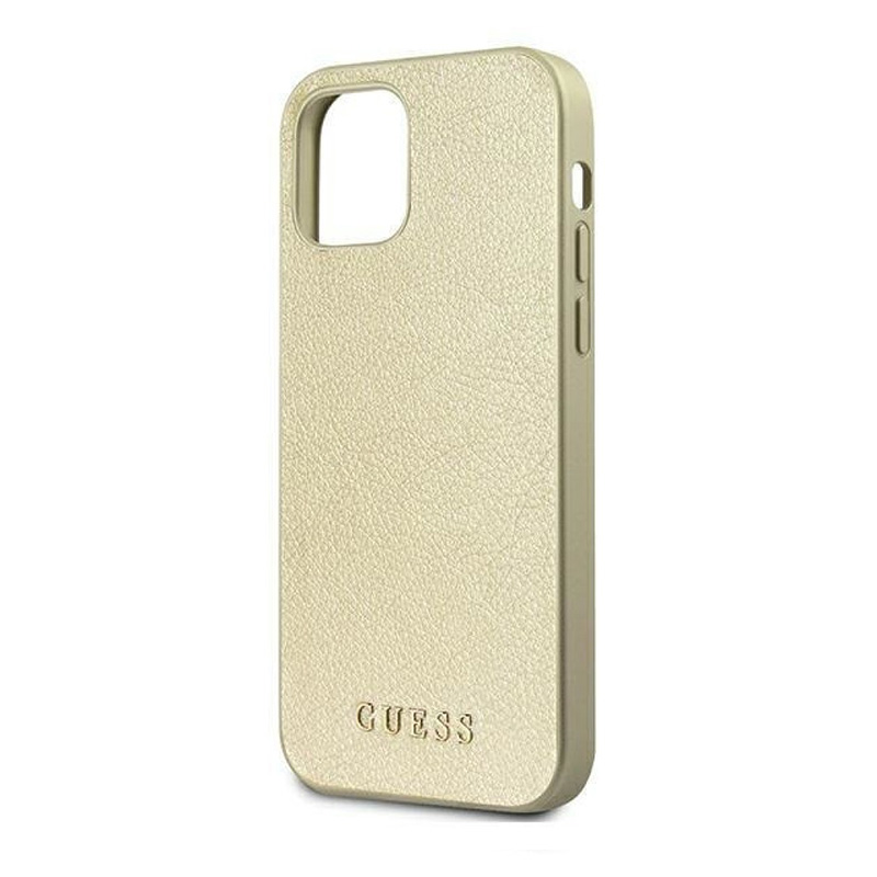 Torbica Guess Hc PC/TPU Iridescent za iPhone 12/12  Pro 6.1 zlatna (GUHCP12MIGLGO)