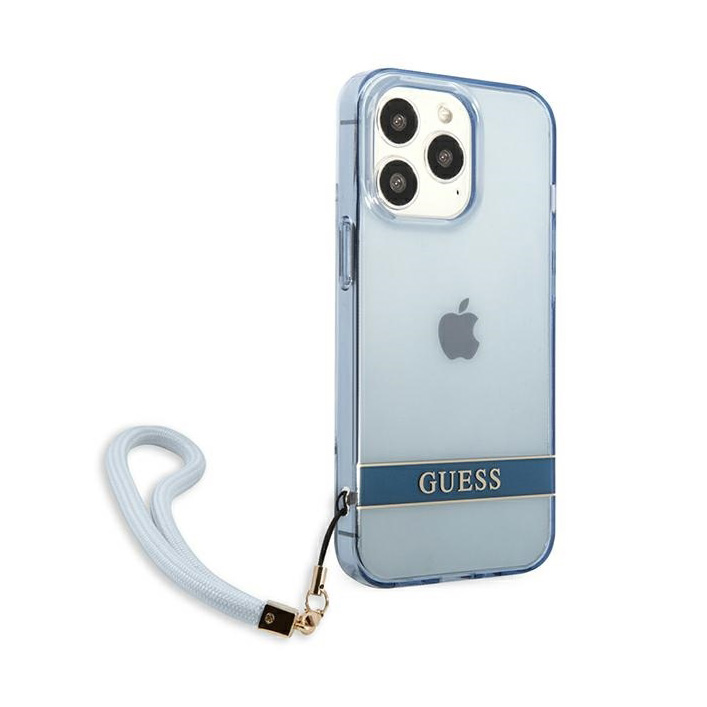 Torbica Guess Hc PC/TPU Translucent za iPhone 13 Pro 6.1 plava (GUHCP13LHTSGSB)